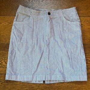 Brandy Melville Seersucker Mini Skirt